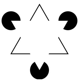 Kanizsa triangle
